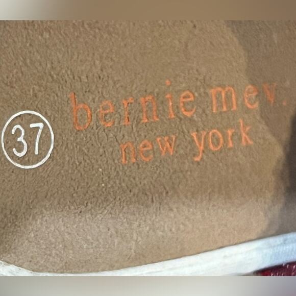 Bernie Mev. Women's Bon Bon Sandals Red Shimmer size EU 37 US 7 - Picture 5 of 12